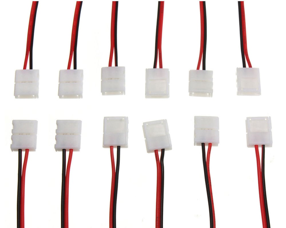 QUICKCON-8-12PK LED LIGHT STRIP QUICK CONNECTORS (12)