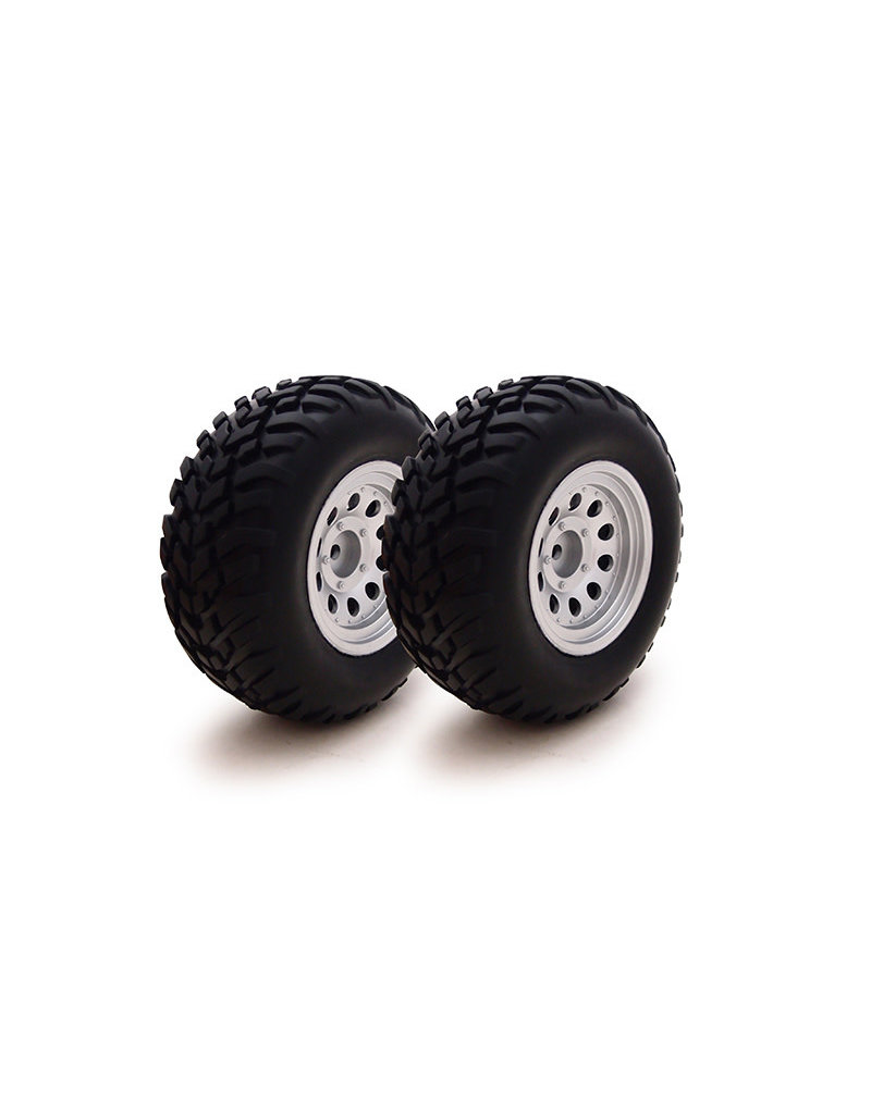 CARISMA CIS15324 M10DB 12MM HEX WHEELS & TIRES (2)
