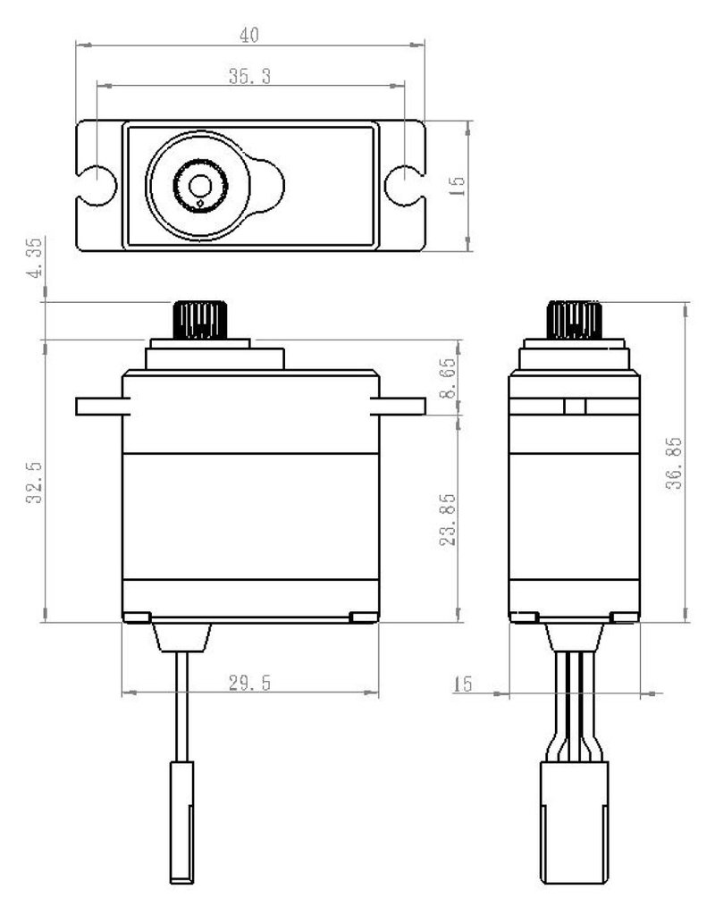 SAVOX SAVSW1250MG WATERPROOF DIGITAL SERVO