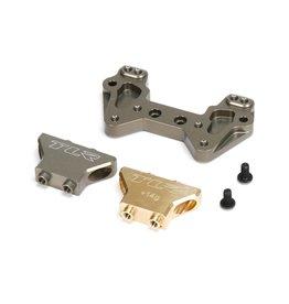 TLR TLR334019 ALUMINUM REAR CAMBER TOWER BRASS AND ALUMINUM: 22/2.0/T/SCT