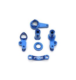 STRC SPTST6845B ALUMINUM STEERING BELLCRANK FOR TRAXXAS SLASH 4X4: BLUE
