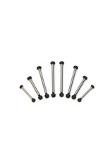 STRC SPTST3640BK STEEL SUSPENSION HINGE PIN W/ LOCK NUTS: TRAXXAS 2WD SLASH, RUSTLER, STAMPEDE