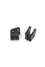 STRC STA80070XBK ALUMINUM LOWER SHOCK MOUNT FOR AXIAL WRAITH: BLACK (2)
