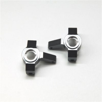 STA31381GM ALUMINUM STEERING KNUCKLES FOR AXIAL SCX10 II: GUNMETAL (2)