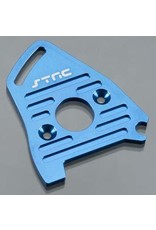 STRC SPTST7490B ALUMINUM HEATSINK MOTOR PLATE FOR TRAXXAS SLASH 4X4 LCG: BLUE