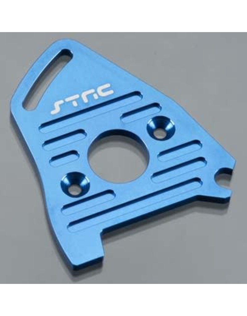 STRC SPTST7490B ALUMINUM HEATSINK MOTOR PLATE FOR TRAXXAS SLASH 4X4 LCG: BLUE