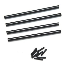 STRC SPTSTA30518BK ALUMINUM FRONT & REAR LOWER SUSPENSION LINKS FOR AXIAL SCX10: BLACK