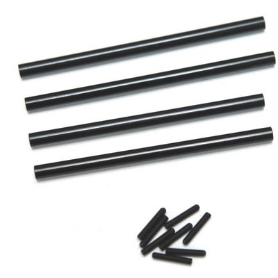 SPTSTA30518BK ALUMINUM FRONT & REAR LOWER SUSPENSION LINKS FOR AXIAL SCX10: BLACK