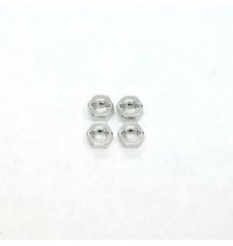 STRC SPTST3654-14S 14MM ALUMINUM CLAMP HEX SET FOR TRAXXAS 2WD: SILVER