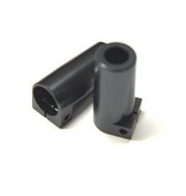 STRC STA31383GM ALUMINUM REAR-LOCKOUT FOR AXIAL SCX10 II: BLACK (2)