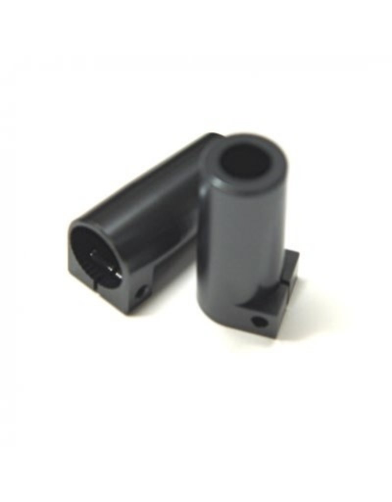 STRC STA31383GM ALUMINUM REAR-LOCKOUT FOR AXIAL SCX10 II: BLACK (2)