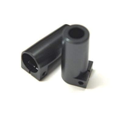 STA31383GM ALUMINUM REAR-LOCKOUT FOR AXIAL SCX10 II: BLACK (2)
