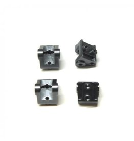 STRC STA31384XGM ALUMINUM LOWER SHOCK/SUSPENSION LINK MOUNT FOR SCX10 II: GUNMETAL (4)
