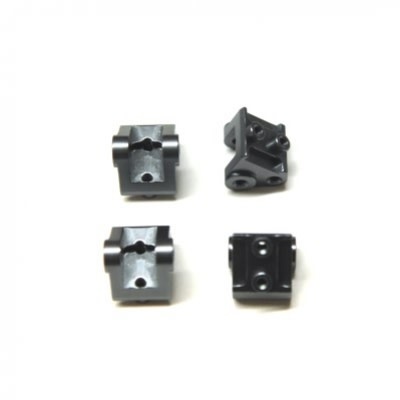 STA31384XGM ALUMINUM LOWER SHOCK/SUSPENSION LINK MOUNT FOR SCX10 II: GUNMETAL (4)