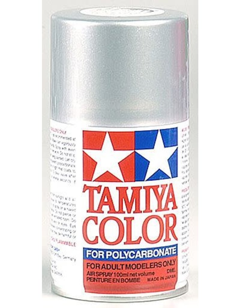 TAMIYA TAM86041 PS-41 BRIGHT SILVER SPRAY PAINT 100ML