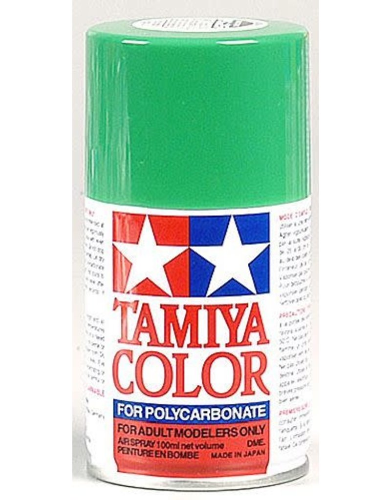 TAMIYA TAM86025 PS-25 BRIGHT GREEN SPRAY PAINT 100ML
