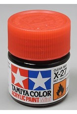 TAMIYA TAM81527 ACRYLIC MINI X27, CLEAR RED