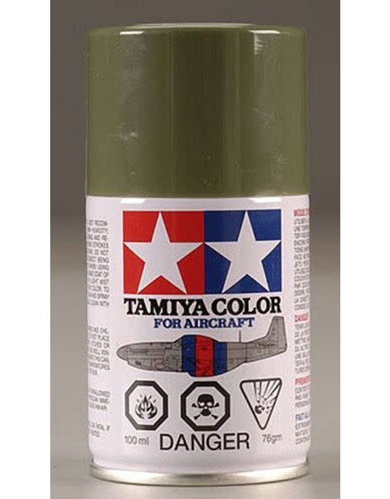 TAMIYA TAM86514 AS-14 OLIVE GREEN USAF SPRAY PAINT 100ML