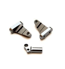 STRC SPTSTA31375GM ALUMINUM CENTER TRANSMISSION MOUNTING BLOCKS FOR AXIAL SCX10 II: GUNMETAL