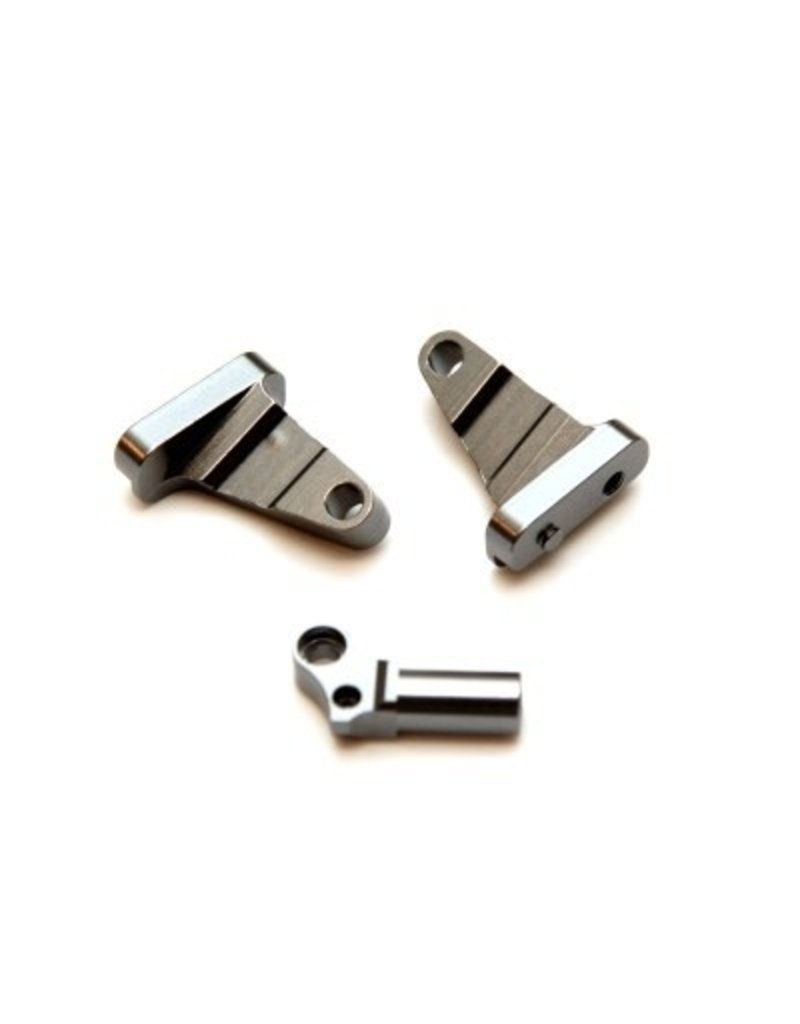 STRC SPTSTA31375GM ALUMINUM CENTER TRANSMISSION MOUNTING BLOCKS FOR AXIAL SCX10 II: GUNMETAL