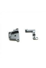 STRC SPTSTA31387GM ALUMINUM SERVO MOUNT BRACKETS FOR AXIAL SCX10 II: GUNMETAL