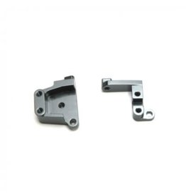 STRC SPTSTA31387GM ALUMINUM SERVO MOUNT BRACKETS FOR AXIAL SCX10 II: GUNMETAL