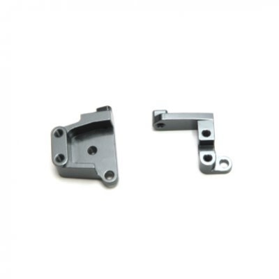 SPTSTA31387GM ALUMINUM SERVO MOUNT BRACKETS FOR AXIAL SCX10 II: GUNMETAL
