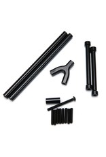 STRC SPTSTA80043UBK ALUMINUM FRONT & REAR UPPER SUSPENSION LINKS FOR AXIAL SCX10: BLACK
