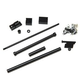 STRC SPTSTA30487XBK ALUMINUM OFF-AXLE SERVO MOUNT / PANHARD KIT FOR AXIAL SCX10