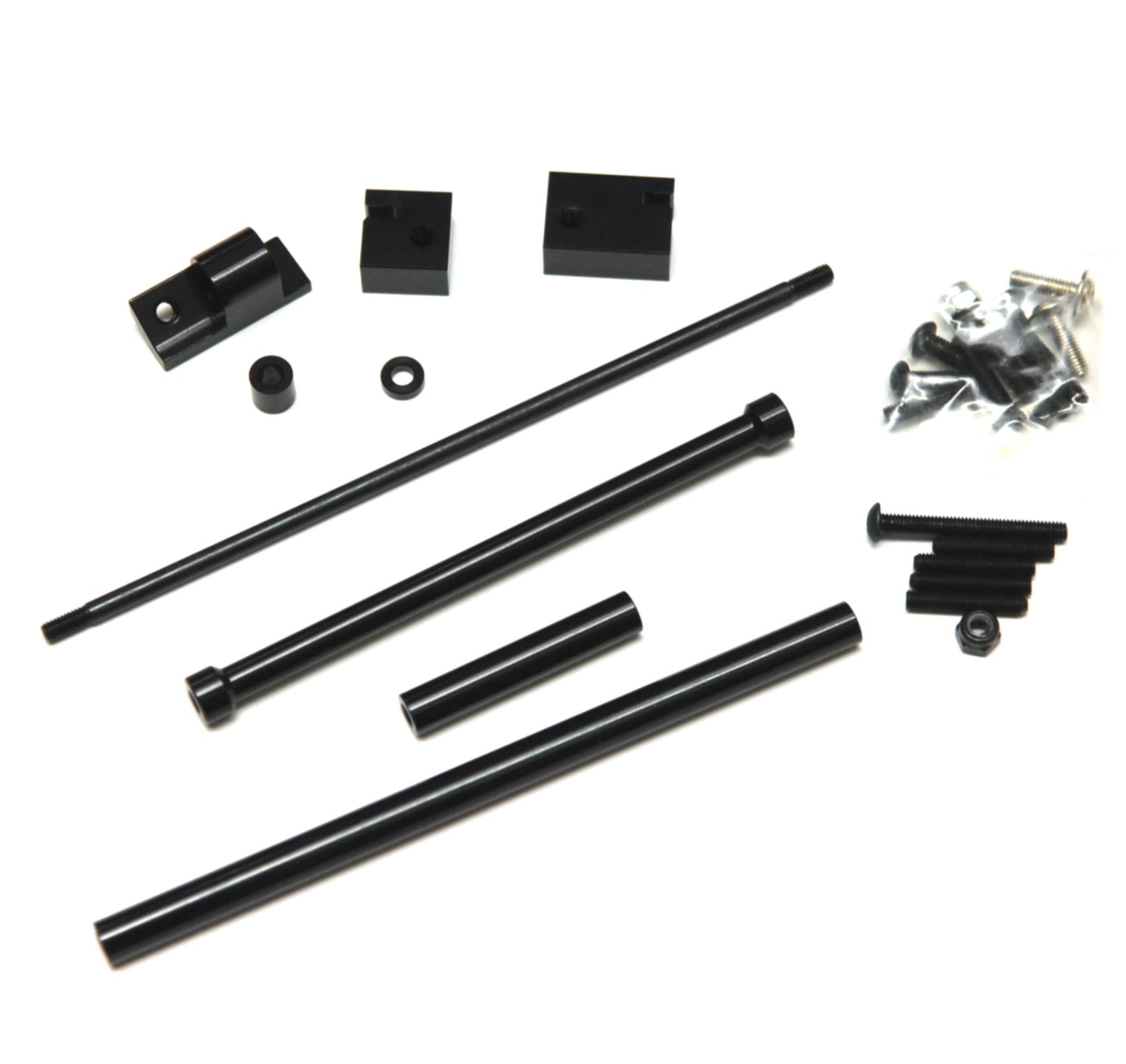 SPTSTA30487XBK ALUMINUM OFF-AXLE SERVO MOUNT / PANHARD KIT FOR AXIAL SCX10