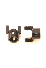 STRC SPTSTA80012BK ALUMINUM C-HUB CARIERS FOR AXIAL SCX10: BLACK