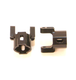 STRC SPTSTA80012BK ALUMINUM C-HUB CARIERS FOR AXIAL SCX10: BLACK