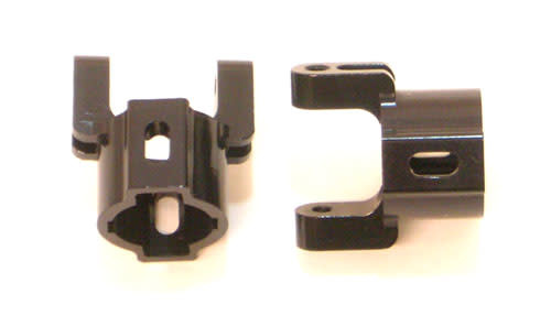 SPTSTA80012BK ALUMINUM C-HUB CARIERS FOR AXIAL SCX10: BLACK