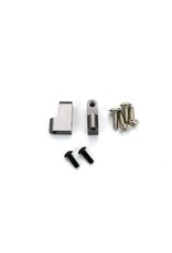 STRC STA80072SGM ALUMINUM SERVO MOUNT FOR AXIAL WRAITH: GUNMETAL (2)