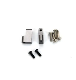 STRC STA80072SGM ALUMINUM SERVO MOUNT FOR AXIAL WRAITH: GUNMETAL (2)