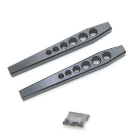 STRC STRC80083LBK ALUMINUM LOWER SUSPENSION LINKS FOR AXIAL WRAITH: BLACK (2)