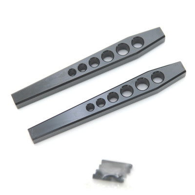 STRC80083LBK ALUMINUM LOWER SUSPENSION LINKS FOR AXIAL WRAITH: BLACK (2)