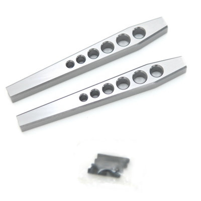 SPTSTA80083LGM ALUMINUM LOWER SUSPENSION LINKS FOR AXIAL WRAITH: GUNMETAL (2)