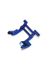 STRC SPTST3677B ALUMINUM REAR MOTOR GUARD FOR TRAXXAS 2WD: BLUE