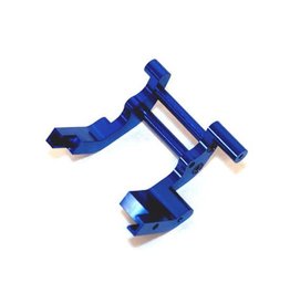 STRC SPTST3677B ALUMINUM REAR MOTOR GUARD FOR TRAXXAS 2WD: BLUE