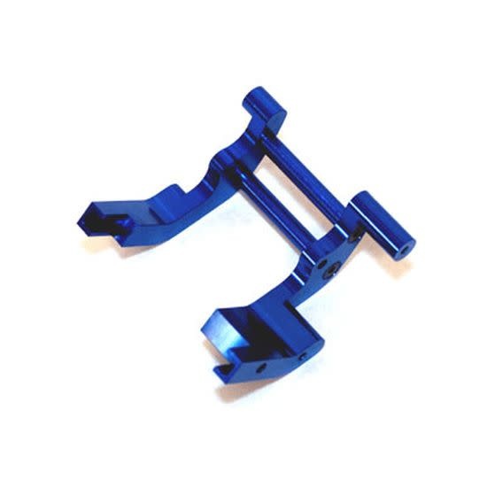 SPTST3677B ALUMINUM REAR MOTOR GUARD FOR TRAXXAS 2WD: BLUE