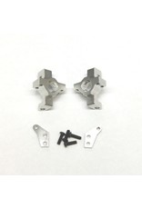 STRC STA31316S ALUMINUM STEERING KNUCKLES FOR AXIAL WRAITH, RR10: SILVER (2)