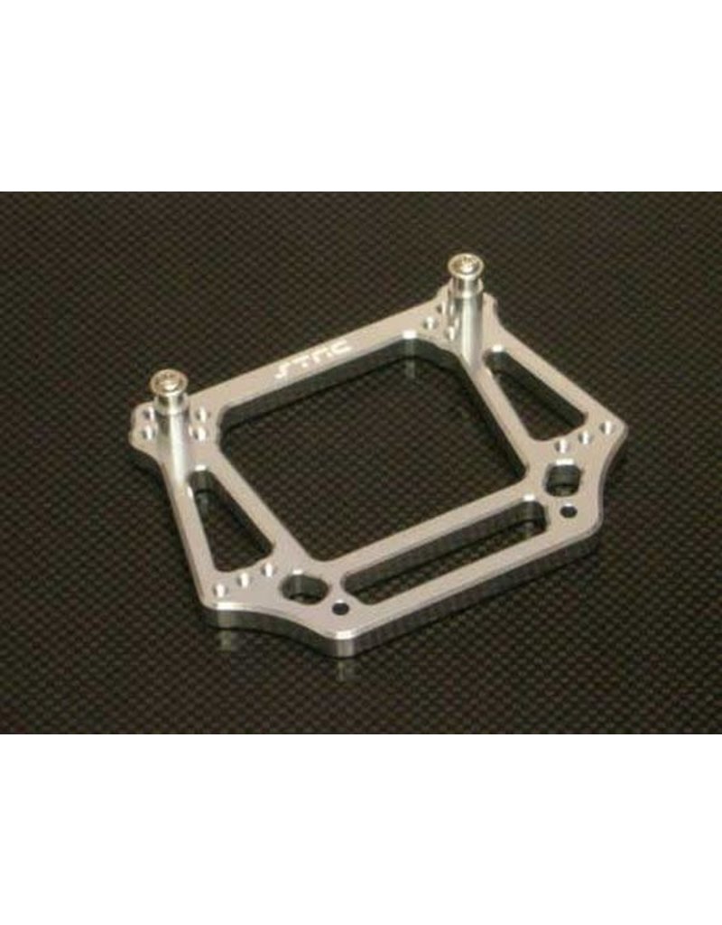 STRC SPTST3639S 6MM HEAVYDUTY FRONT SHOCK TOWER FOR TRAXXAS 2WD: SILVER