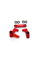 STRC SPTST3743XR ALUMINUM STEERING BELLCRANK FOR TRAXXAS 2WD: RED