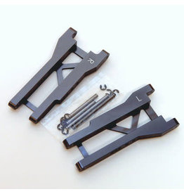 STRC SPTST2555XGM ALUMINUM REAR A-ARMS WITH STEEL HINGE PINS FOR TRAXXAS SLASH 2WD: GUNMETAL