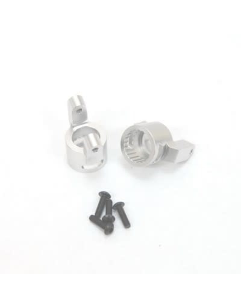 STRC SPTSTA80062S ALUMINUM C-HUB CARRIERS FOR AXIAL WRAITH: SILVER