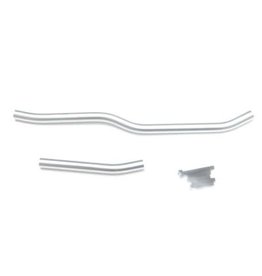 STRC STA80073S ALUMINUM STEERING LINK SET FOR AXIAL WRAITH: SILVER