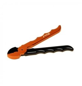 STRC SPTST22353BKO SHOCK SHAFT PLIERS: ORANGE/BLACK