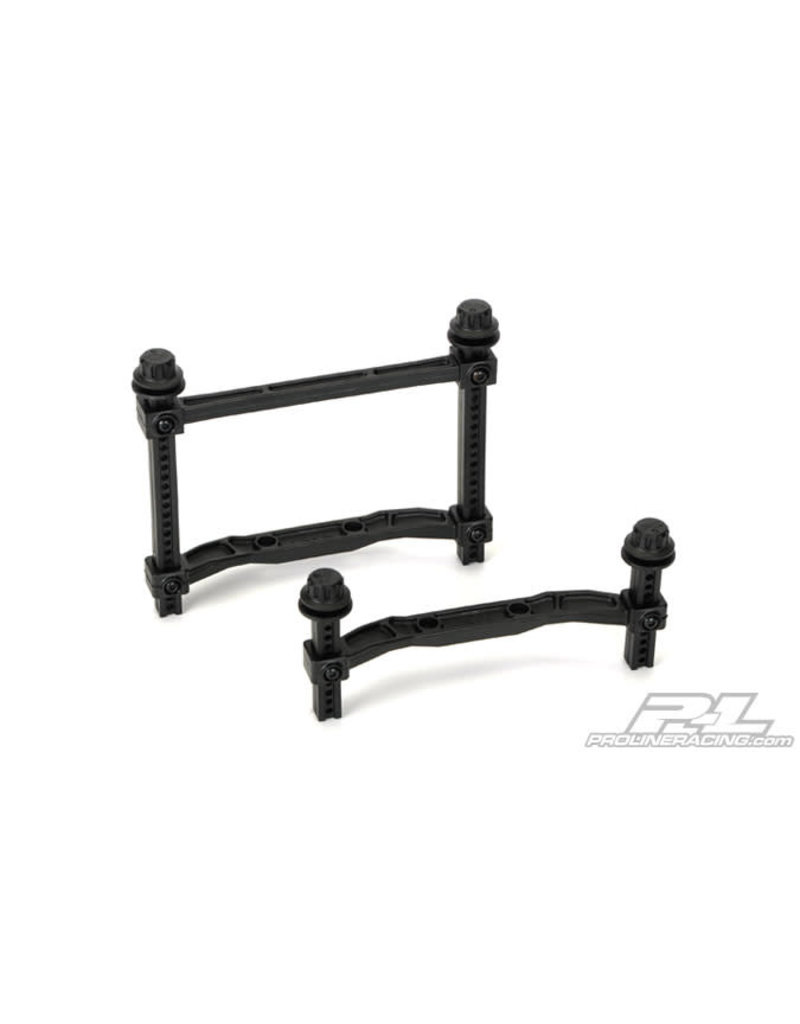 PROLINE RACING PRO608700 EXTENDED FRONT AND REAR BODY MOUNTS: SLASH 4X4
