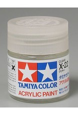 TAMIYA TAM81022 ACRYLIC X22, GLOSS CLEAR: 23ML